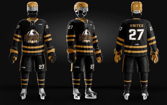 Translation missing: en.VHU BAD COMPANY BLACK AND GOLD SOCKS