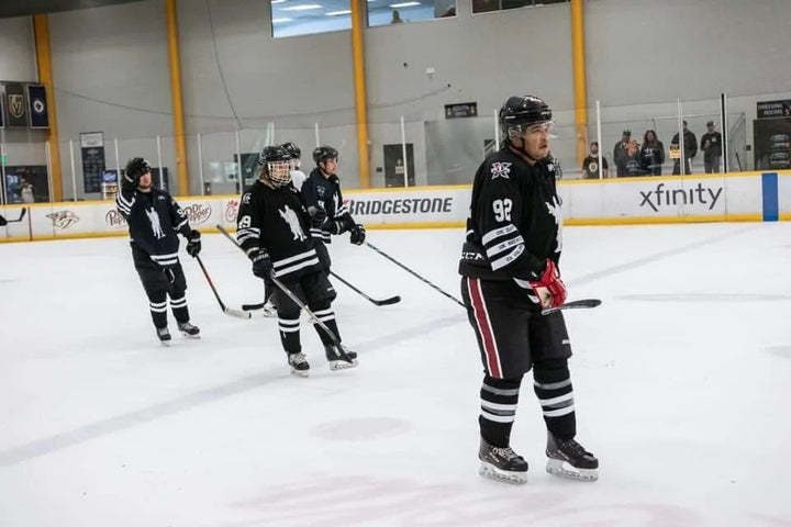 Translation missing: en.PATRIOTS HOCKEY BLACK 10 YEAR SOCKS