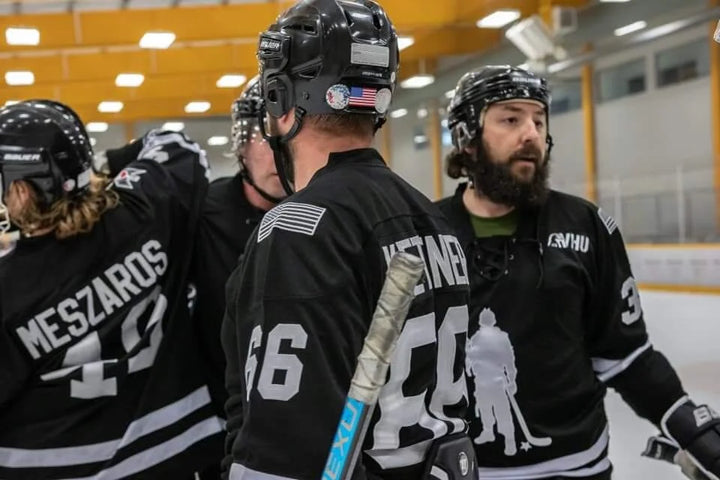 Translation missing: en.PATRIOTS HOCKEY BLACK 10 YEAR SOCKS