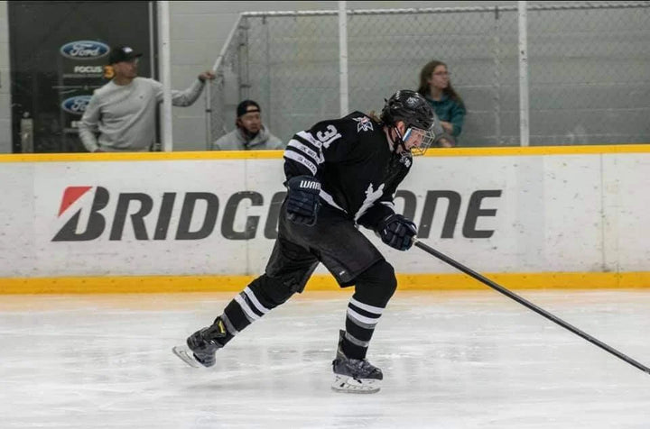 Translation missing: en.PATRIOTS HOCKEY BLACK 10 YEAR SOCKS