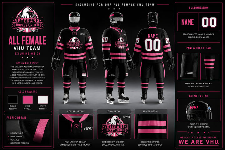 Translation missing: en.VHU BLACK AND PINK SOCKS